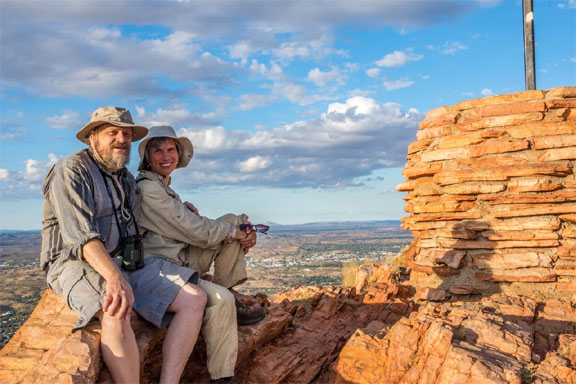 Glenn and Michele atop Mt. Gillen
